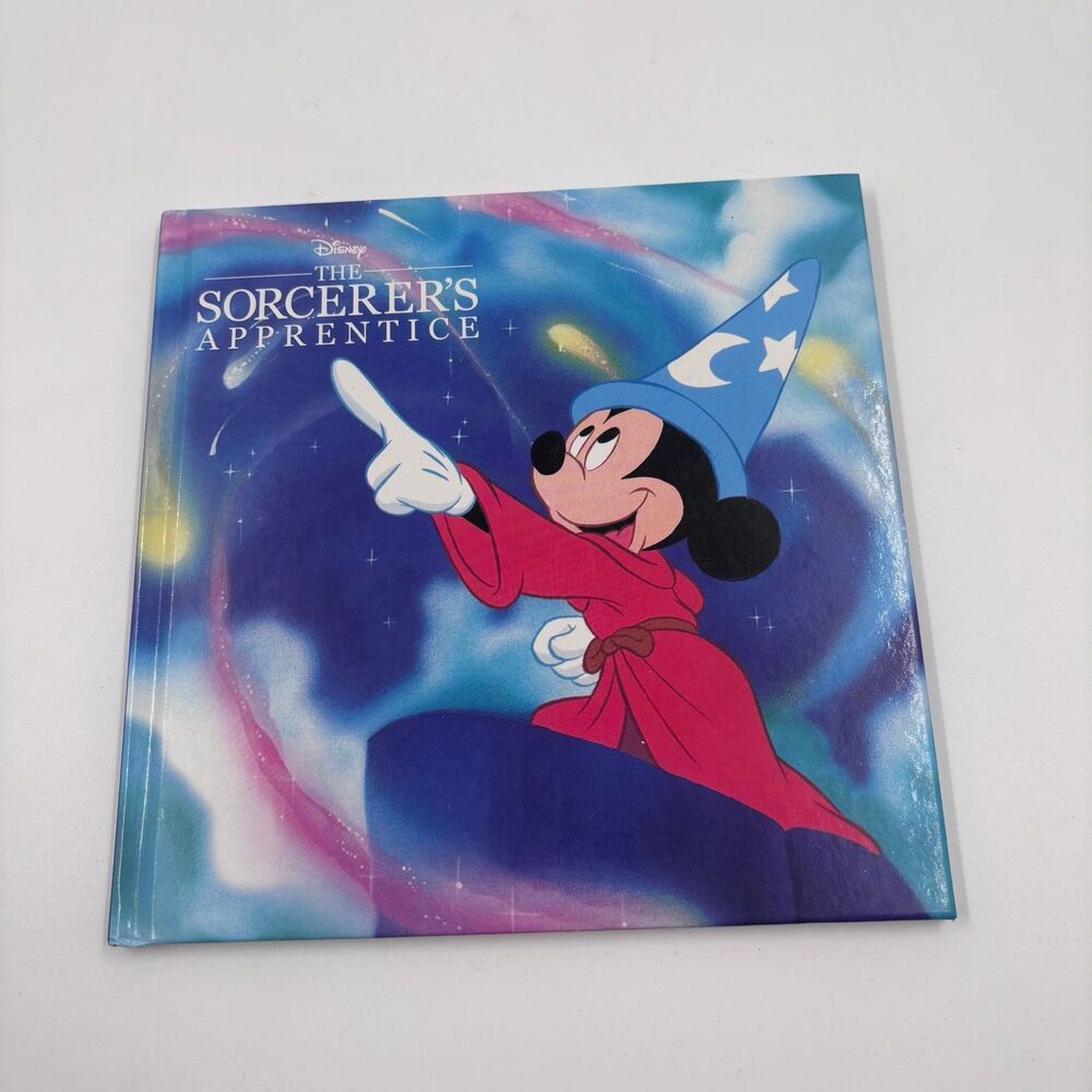 Disney Mickey Mouse The Sorcerer's Apprentice Hardcover Children's Storybook